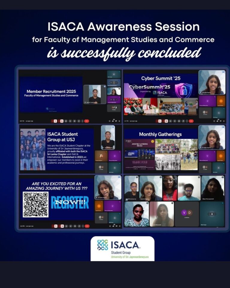 ISACA Awareness Sessions 2025/26